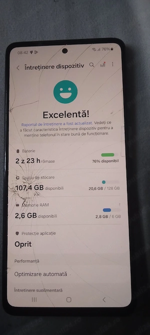 Samsung a52 funcțional 100 100
