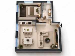 2 Camere | 67.9 mp | Parter | Musicescu - Braytim | Comision 0 - imagine 16