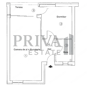 Apartament modern 2 camere Stil Loft, 53 mp, etaj 2, Central - imagine 6