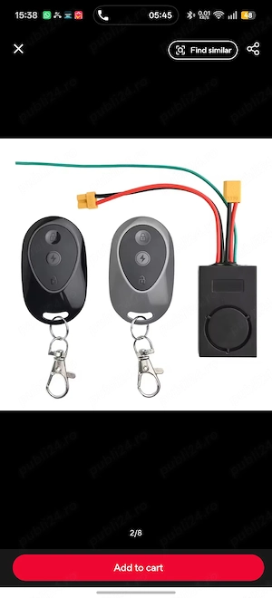 Alarma si antifurt trotineta Xiaomi M365 , Pro si Pro2