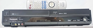 Combo VHS DVD Recorder Panasonic DMR-EZ49V HDMI 1080p Telecomanda