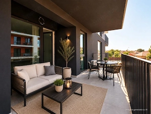 Apartament nou 2 camere, terasa 14,15 mp | Sunbelt Mehala | Comision 0% - imagine 20