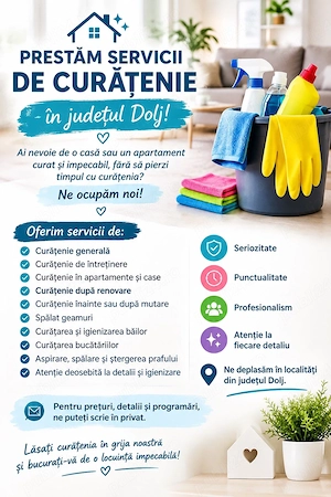 Prestam Servicii Curatenie