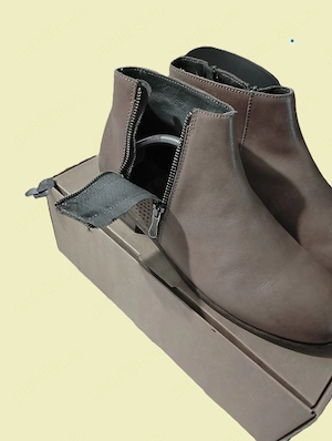 OXS Linia  Marche Ghete din piele veritabila Tronchetto Caracas 120 Grey nr42