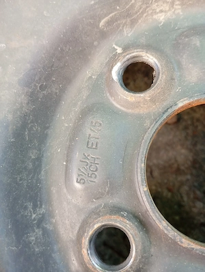 Jante tablă 4x100 R15 - imagine 2