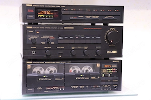 Linie audio Yamaha Natural Sound (Amplificator, Dublu Deck și Tuner).