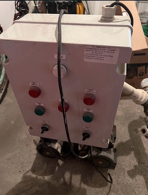 instalatie de pompare apa cu doua pompe si panou automatizare si vas expansiune