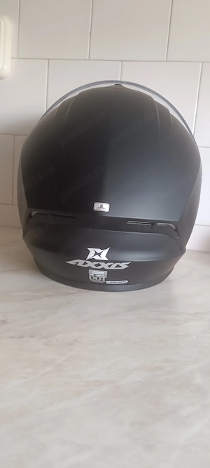 Cască moto AXXIS Draken   mărimea L   neagră   stare foarte bună - imagine 4