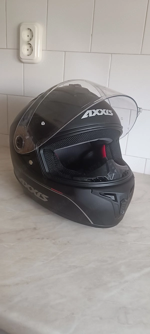 Cască moto AXXIS Draken   mărimea L   neagră   stare foarte bună - imagine 2