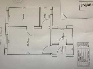 Apartament 2 camere parter