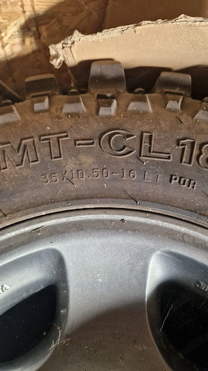 Cauciucuri OFF ROAD cu jante orig. TOYOTA profil "SIMEX" 35x10.5R16  - imagine 4