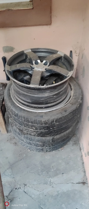 Jante auto cu trei anvelopa  - imagine 5