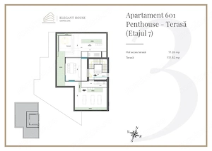Penthouse Centrul Civic Brasov - imagine 13
