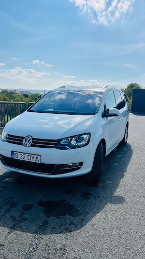 VW Sharan 2.0 TDI 177 CP DSG 2015 | Piele | Panoramic | Webasto - imagine 7