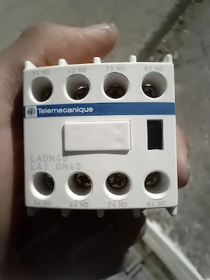 Bloc contacte auxiliare Telemecanique LADN40 LA1-DN40 4NO nou - Schneider Electric  Vand 25 bucati b