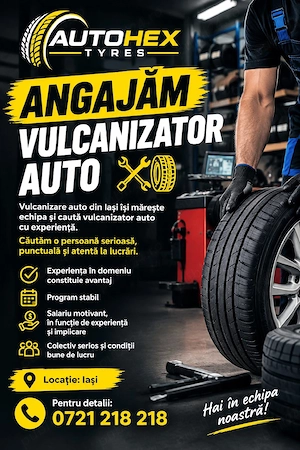 Angajam vulcanizator auto