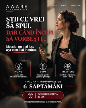 Program Public Speaking evaluare gratuită