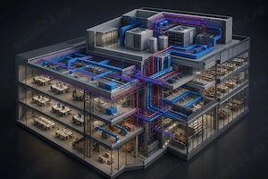 Desenator AutoCAD și Revit MEP   planșe instalații, PDF în DWG - imagine 1