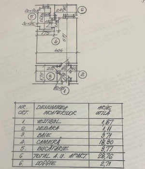 Garsonieră renovată integral, aproape de metrou   Bulevardul Chișinău. - imagine 10