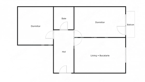 Apartament intabulat 3 camere balcon - etaj 1 - parcare - Comision 0 - imagine 7