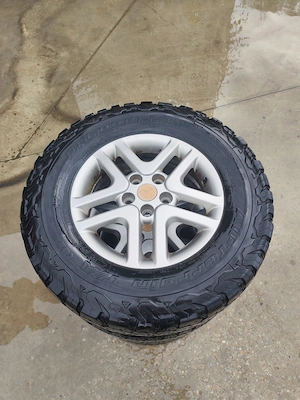 4 roti mitsubishi pajero pinin, jante originale pe 16 - imagine 2