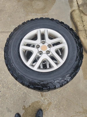 4 roti mitsubishi pajero pinin, jante originale pe 16 - imagine 3