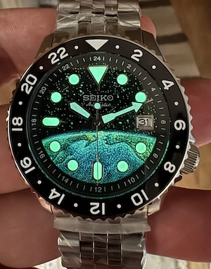 Seiko Voyager Automat NH35 Diver 200 m Inox Safir Ceramic Jubilee 41 mm