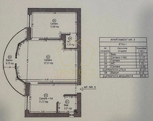 Apartament cu 2 camere | Etajul 1 | Girocului. - imagine 12