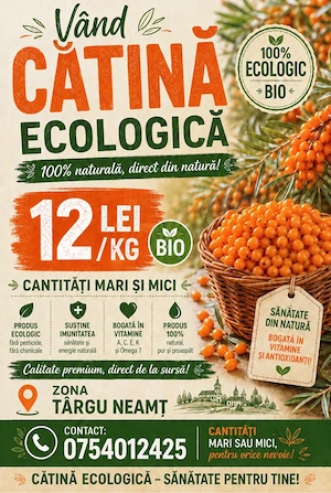 Vănd cătină ecologică