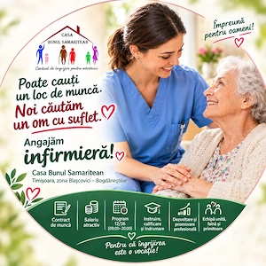 Angajăm infirmieră