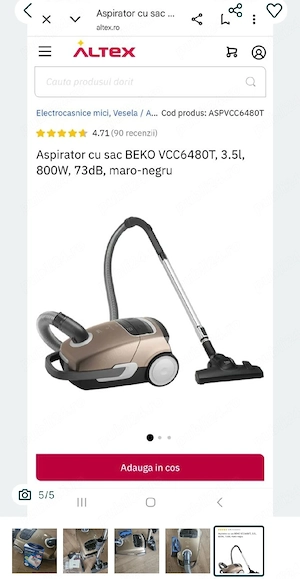 Aspirator cu sac