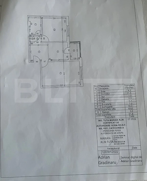 Apartament 2 camere, 52 mp, zona Rovine - imagine 9