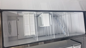 Frigider de depozitare otel inoxidabil + 17 tavi plastic  - imagine 2