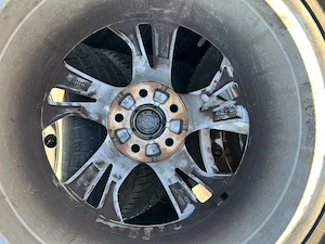 JANTE OPEL R17 – 5x110  Vând set de jante originale Opel R17, cu anvelope Michelin. - imagine 2