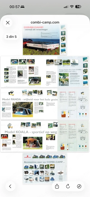 Rulotă Pliabilă Combi Camp Panda, 200 - imagine 4