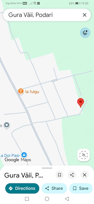 Teren intravilan ȚUGLUI, Gura Văii - 11 km de Craiova 1400mp. 15euro mp
