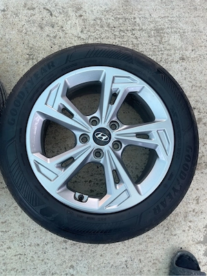 Jante Aliaj Kia & Hyundai 215 55 17 + Senzorii presiune  - imagine 2
