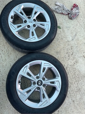 Jante Aliaj Kia & Hyundai 215 55 17 + Senzorii presiune  - imagine 5