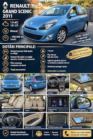 renaul grand scenic 2011 1.9 dci  - imagine 2