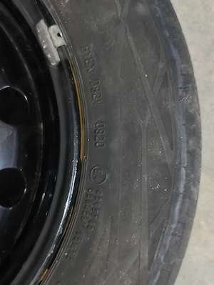 Set 4 roți – jante tablă + anvelope Continental 175/65 R14 – DOT 4919 - imagine 4