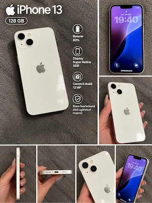 IPhone 13 Starlight(alb) 128GB