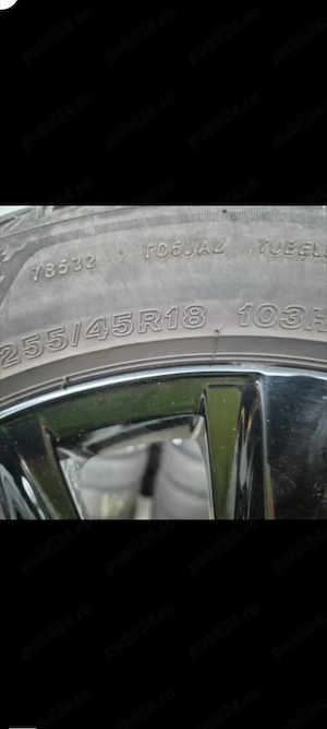 Anvelope Bridgestone 255 45 18 de vara - imagine 4