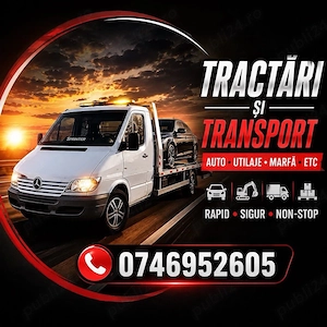 Tractari auto Transport Auto Platforma auto Asistenta rutiera 