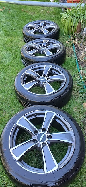 Jante aliaj R17 5x112 Originale Vw.Audi.Skoda.Seat.Mercedes. Anvelope vara f.bune . - imagine 4