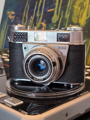 Kodak Retina Ia vintage, Schneider-Kreuznach Xenar 50mm, stare excepțională