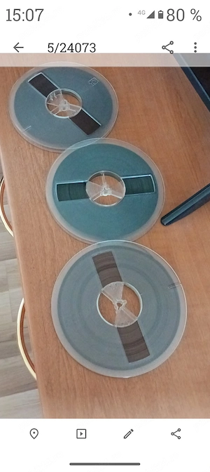 Benzi de magnetofon Orwo inregistrate 
