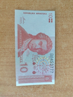 Bancnotă Croația 