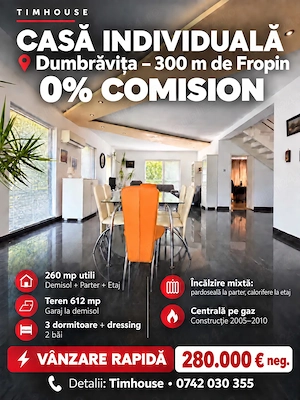 De vânzare casa single situata in Dumbrăvița in sat, între Kaufland si LIDL, 280000 euro