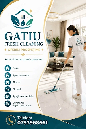 Servicii Profesionale de Curățenie Premium - GATIU FRESH CLEANING