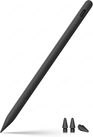Stylus Pen pentru iPad 2018 2026, USB C Fast Charge, Palm Rejection, Tilt Sensitivity, Magnetic 